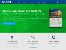 Tablet Screenshot of belden.com