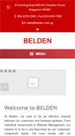 Mobile Screenshot of belden.com.sg